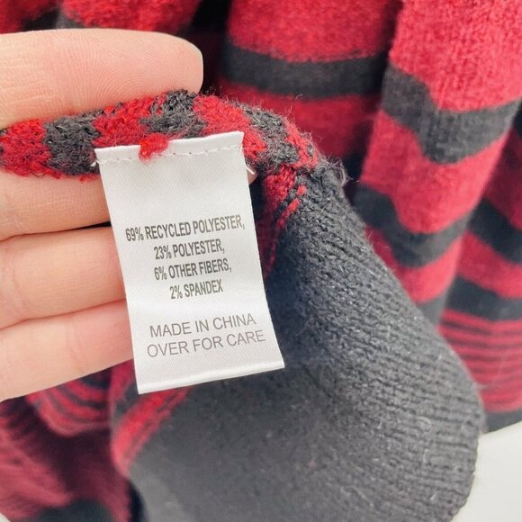 Fortune + Ivy x Stitch Fix Womens Medium Layla Open Front Cardigan Sweater Red - Picture 6 of 8